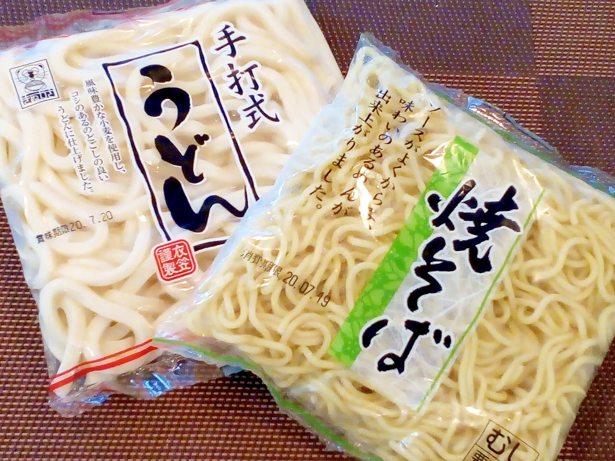 ストック出来て便利♡うどん、焼きそばの冷凍保存