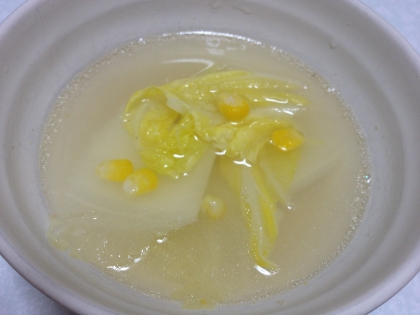 簡単！白菜スープ（*^_^*）