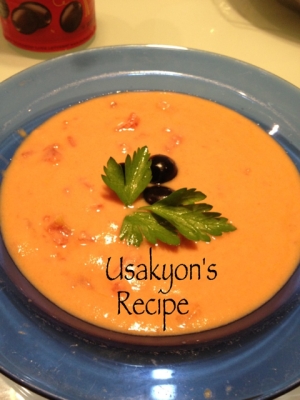 あっと言う間に簡単 トマトの冷製クリームスープ レシピ 作り方 By うさきょん2336 楽天レシピ あっと言う間に簡単 トマトの冷製クリームスープ レシピ 作り方 By うさきょん2336 楽天レシピ