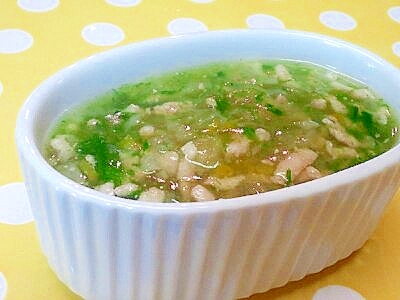 【離乳食】中華風とろみ煮(大根&鶏ミンチ)