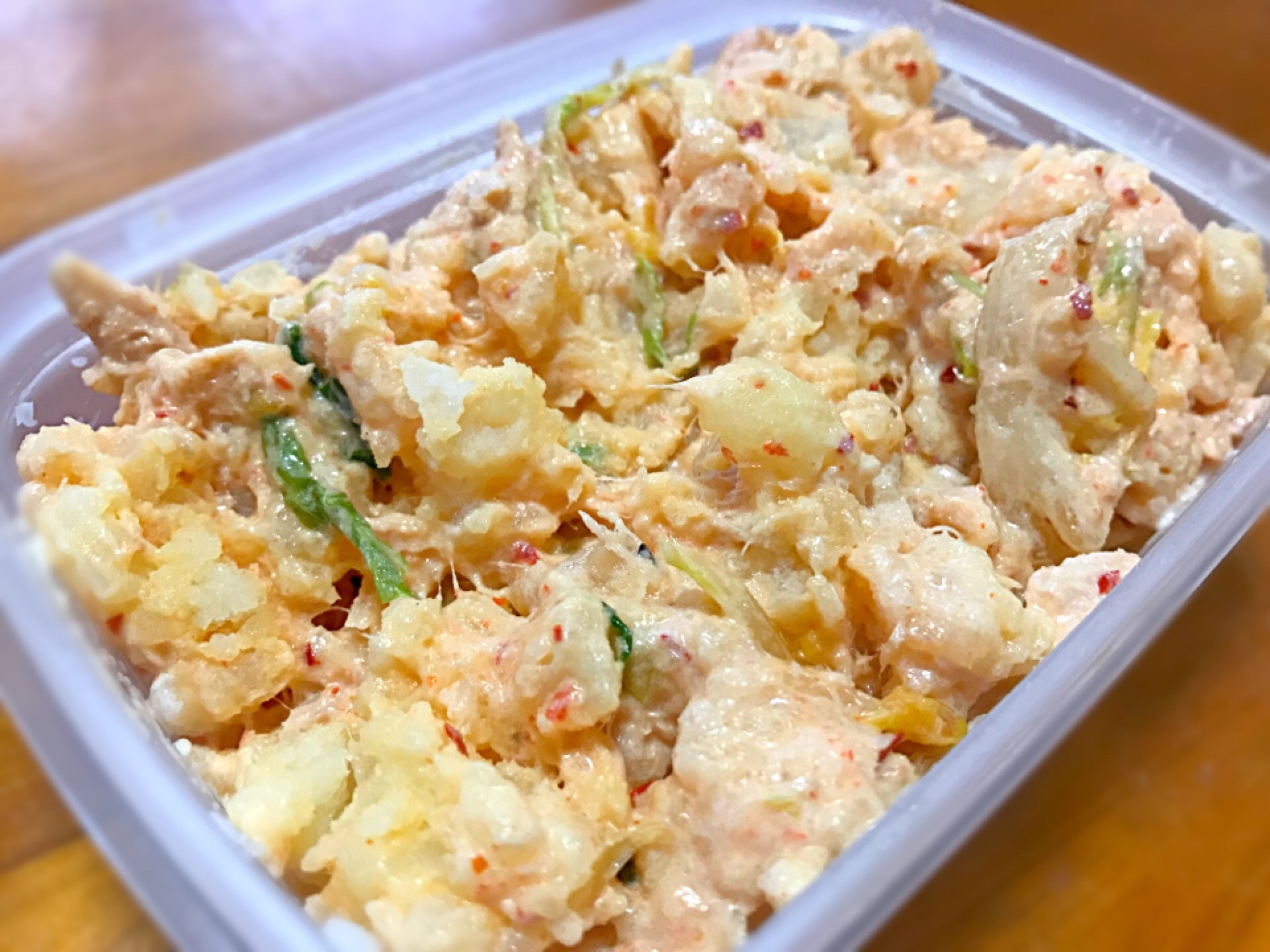 作り置き 常備菜 簡単!キムチdeツナポテサラダ
