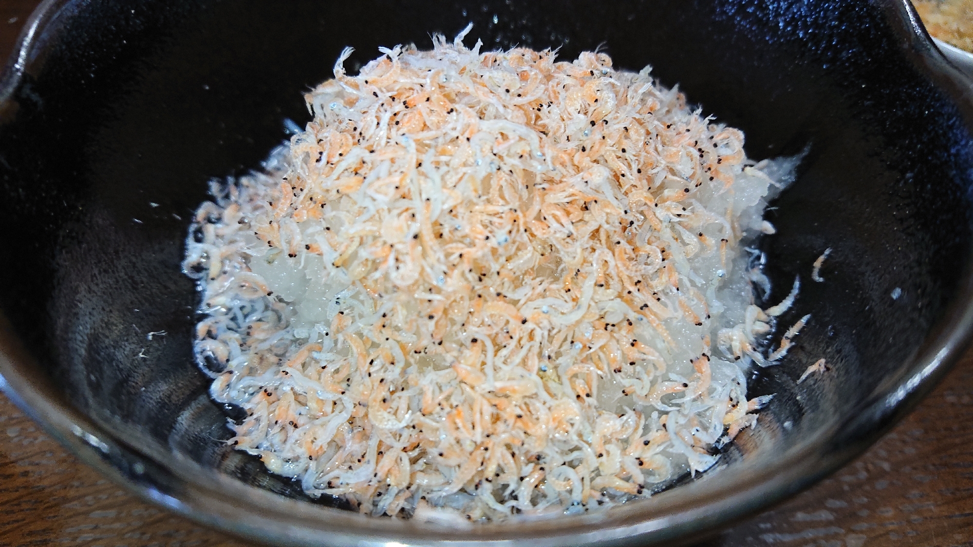 ジャコたっぷりの大根おろし