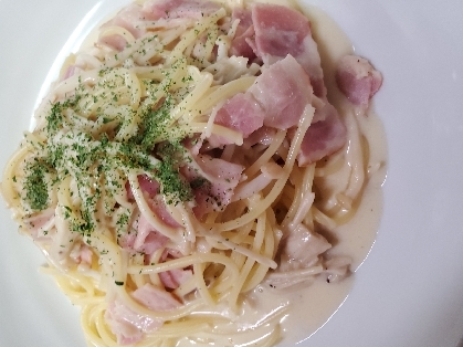 パスタ食べたくて(o^∀^o)♪♪
全て家にある材料で出来たので、簡単に美味しく出来ました(ﾉ≧▽≦)ﾉ
ごちそうさまでしたm(_ _)m