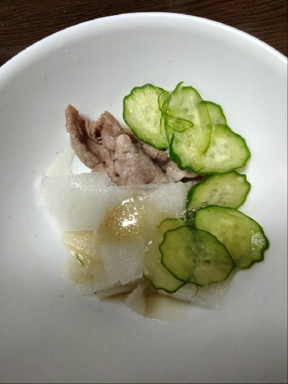 大根しゃぶしゃぶサラダ！