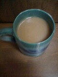 コーヒーも飲みたかったのでこちらも＾ｍ＾
黒糖の甘味にやされるミルクコーヒー、おいしかったです☆ごちそうさまでした♪