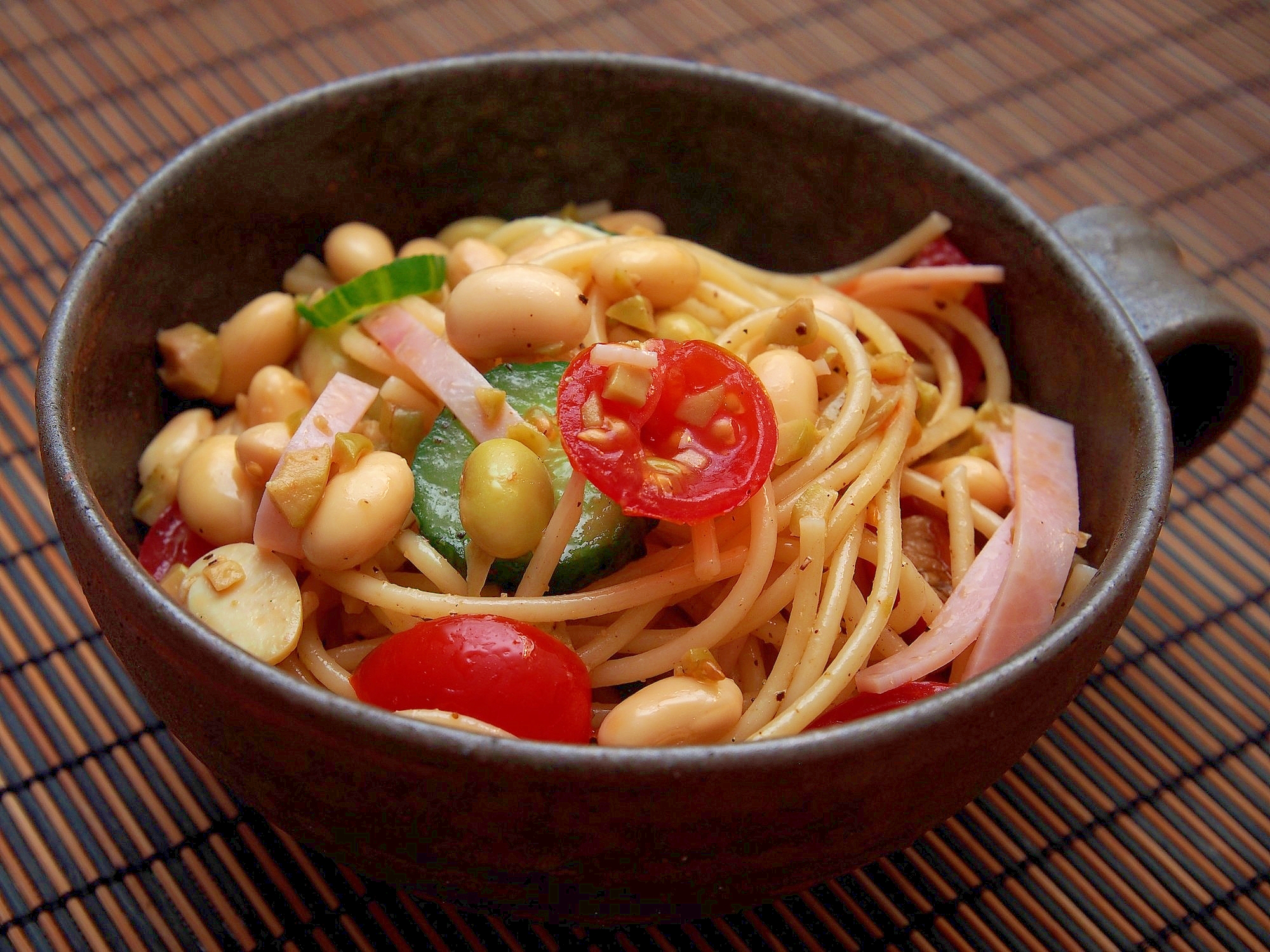 マヨネーズ不使用 オリーブで美味のスパゲティサラダ レシピ 作り方 By 鶏のから揚げ 楽天レシピ マヨネーズ不使用 オリーブで美味のスパゲティサラダ レシピ 作り方 By 鶏のから揚げ 楽天レシピ