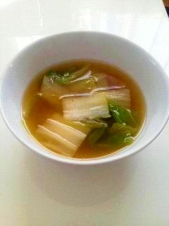 白菜の中華スープ