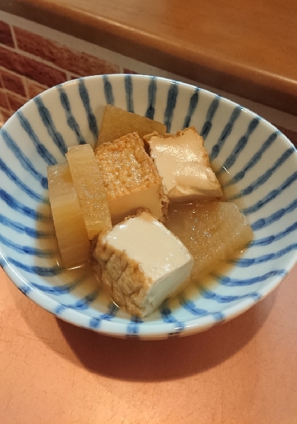 厚揚げと大根の煮物