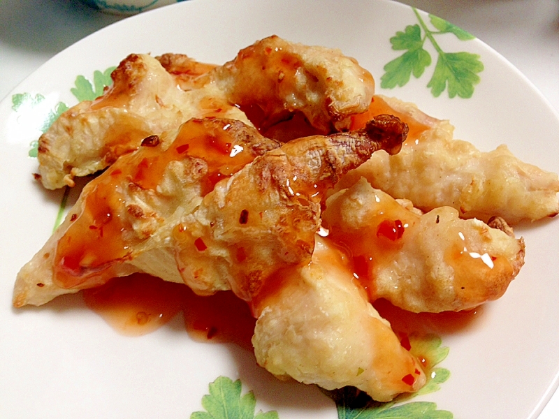 ヘルシオで(^○^)揚げないささみ天