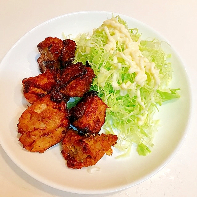 箸が止まりません☆しお麹とすき焼きのタレの鶏唐揚げ