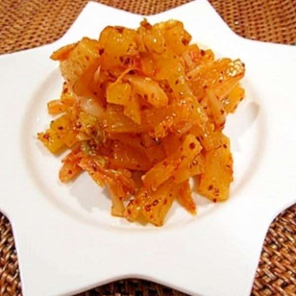 キムチとたくあんのあえもの レシピ 作り方 By 帰って来たvan 楽天レシピ キムチとたくあんのあえもの レシピ 作り方 By 帰って来たvan 楽天レシピ