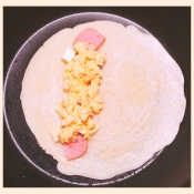 簡単 もちもちブリトー トルティーヤ 生地レシピ レシピ 作り方 By こし餡 楽天レシピ