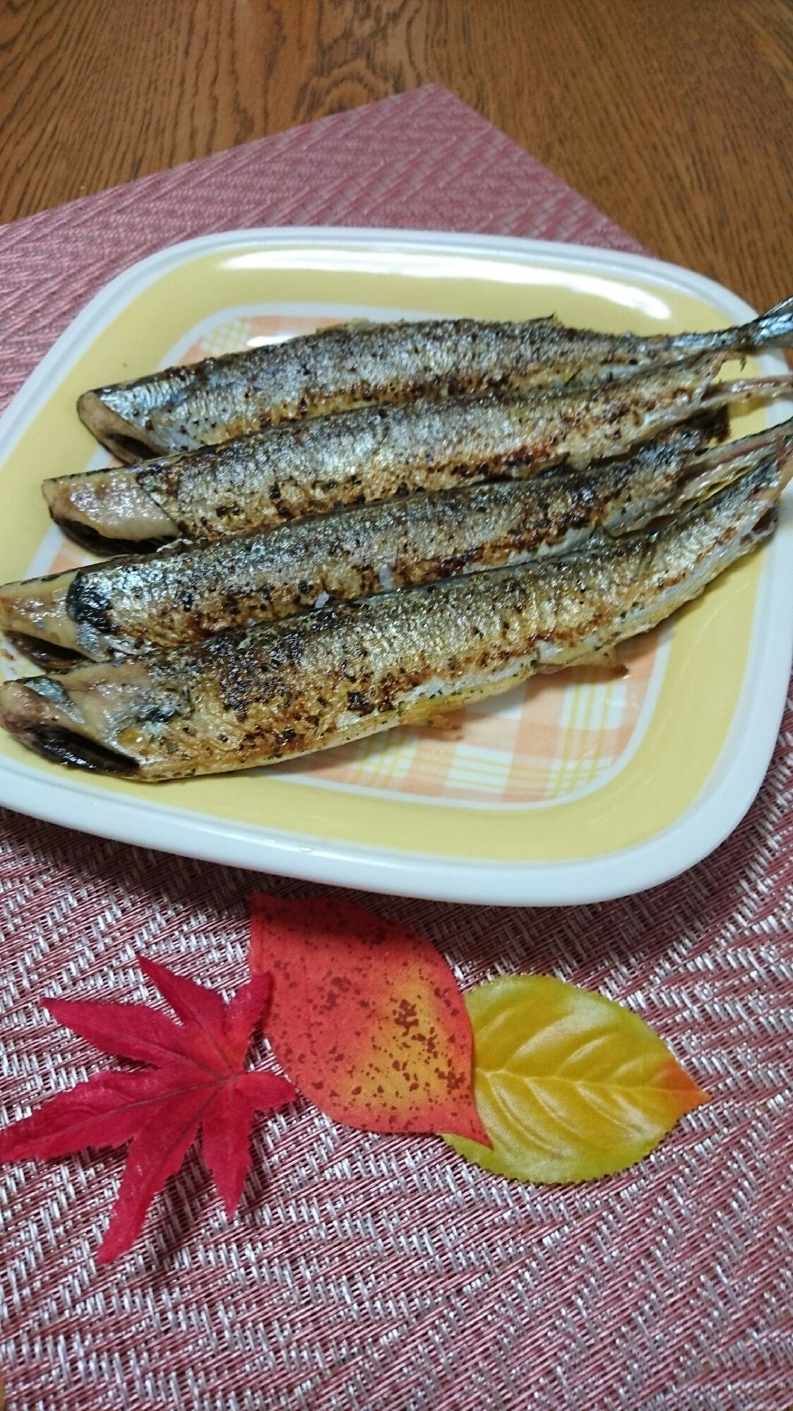 オリーブ油とマジックソルトでさんまのフライパン焼き