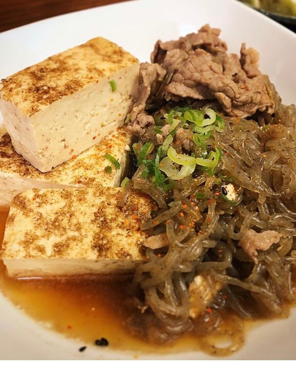 すき焼きのたれで作る肉豆腐♪♪
