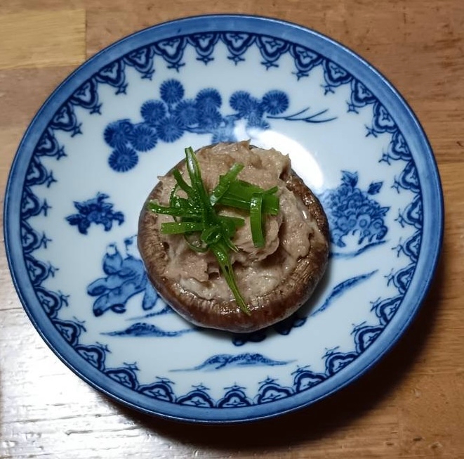 ツナ香る椎茸のオーブン焼き