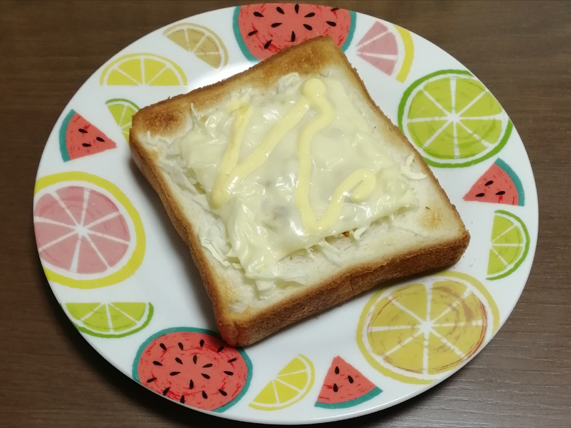 カレー風味キャベツトースト