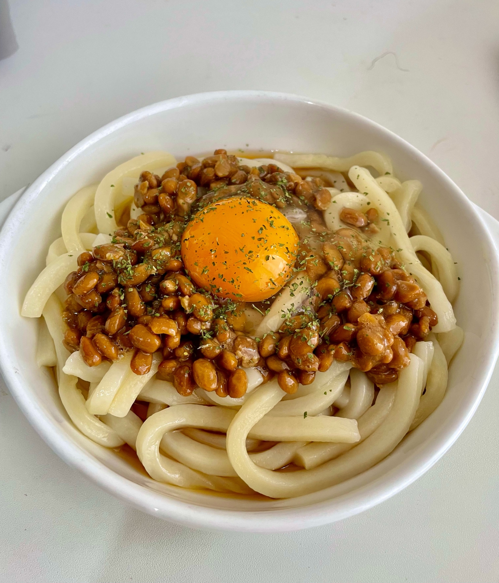 【納豆うどん】