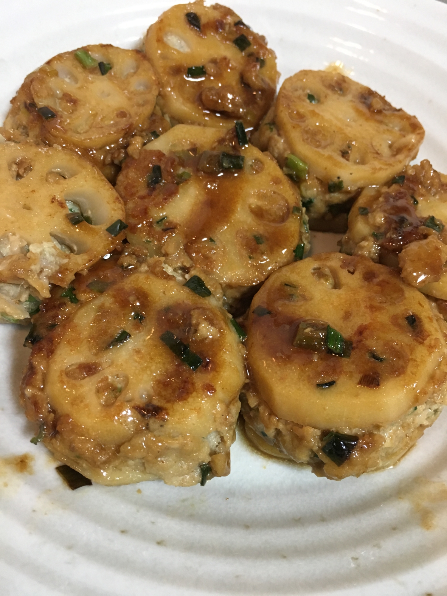 ニラが美味しい 蓮根はさみ焼き レシピ 作り方 By Mama 楽天レシピ