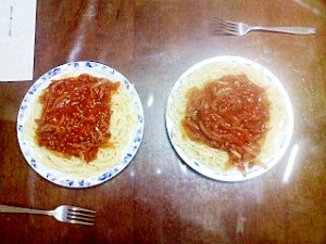 よりすぐり定番ミートソースのスパゲティ