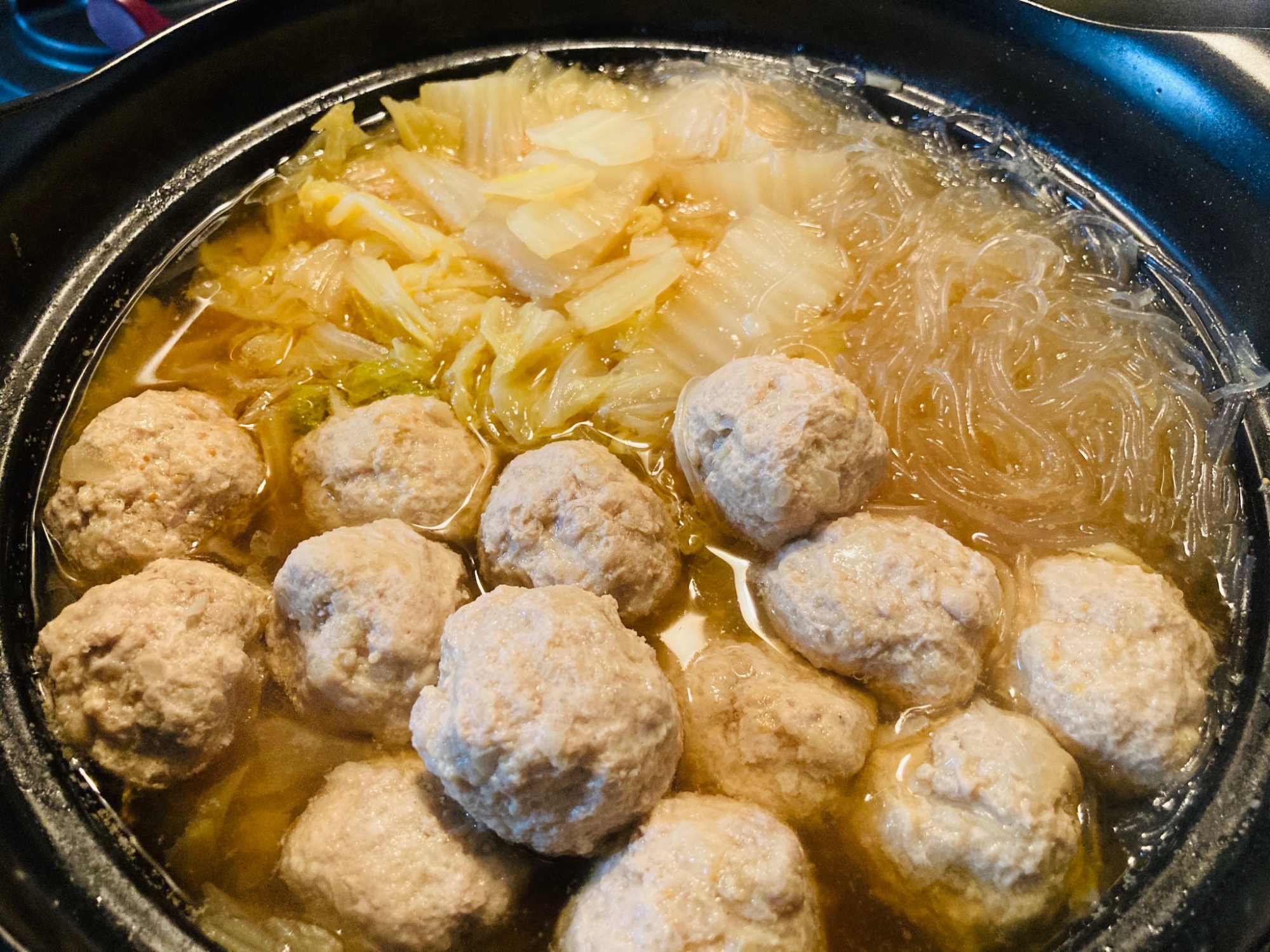 あったまる！肉団子と白菜鍋