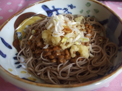 天かす納豆☆冷やしそば【うどんでも】