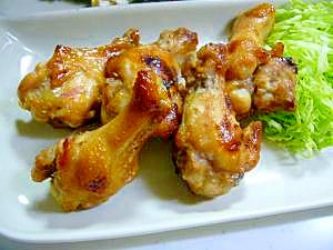 手羽元のオーブン焼き にんにく醤油漬け焼き レシピ 作り方 By ぱんだna 楽天レシピ