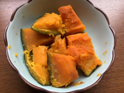 無水鍋で✊(＾＾)＜ワンパンチャレンジ！蒸し塩南瓜