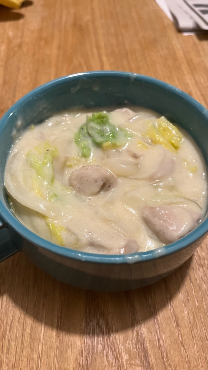 簡単♪白菜と鶏肉のクリーム煮