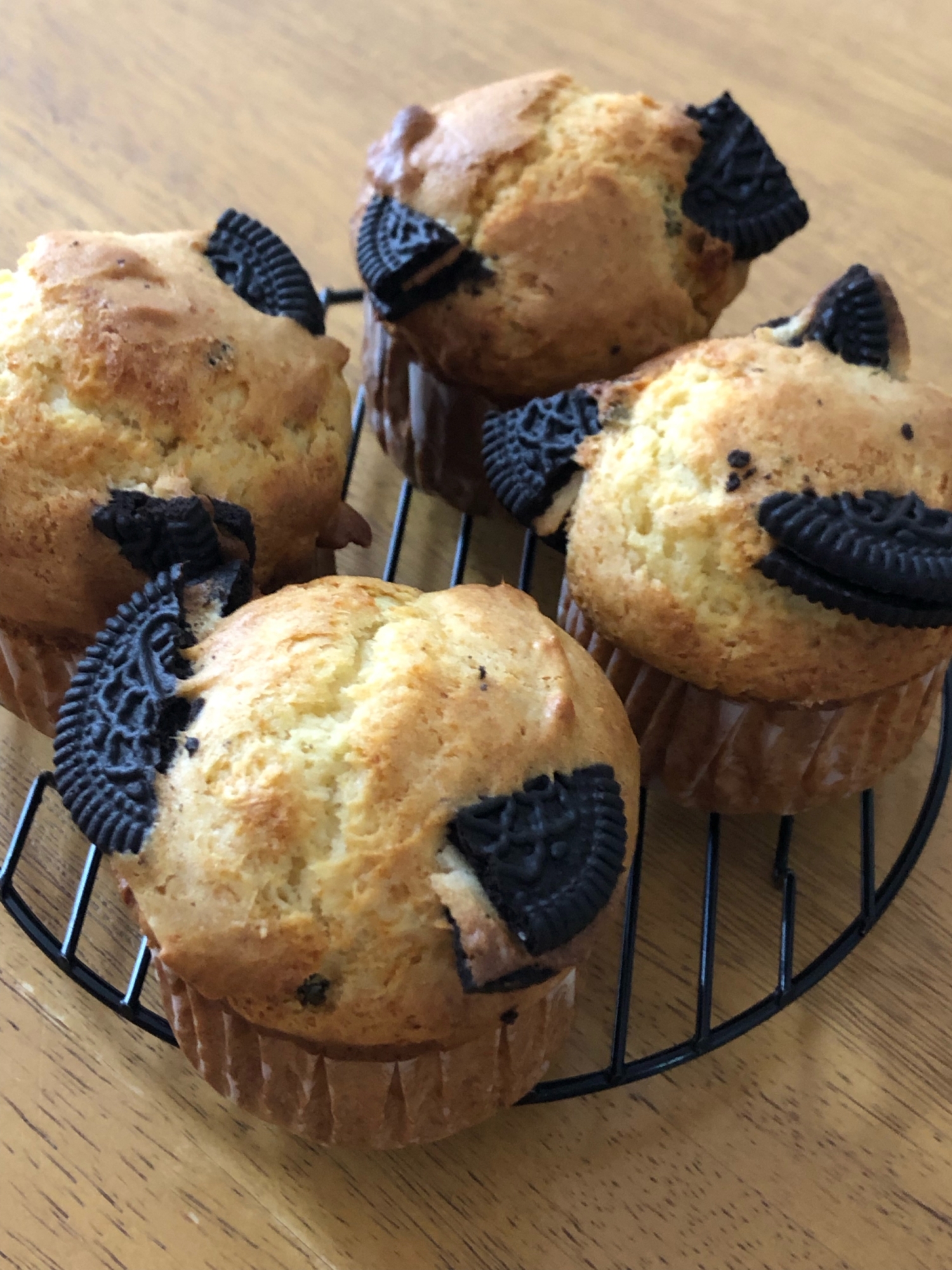 ホットケーキミックスで 酒粕入りオレオ風マフィン レシピ 作り方 By Hana Mama 楽天レシピ ホットケーキミックスで 酒粕入りオレオ風マフィン レシピ 作り方 By Hana Mama 楽天レシピ