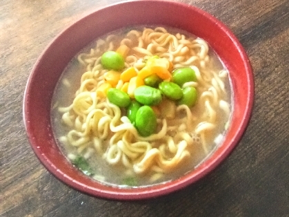 好きな冷凍野菜で♪野菜ラーメン✧˖°