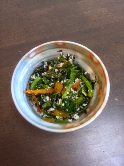 ひじきを入れたりしたら、少し豆腐の割合が減ってしまいましたが美味しかったです。丁寧に下拵えすると良いですね♪