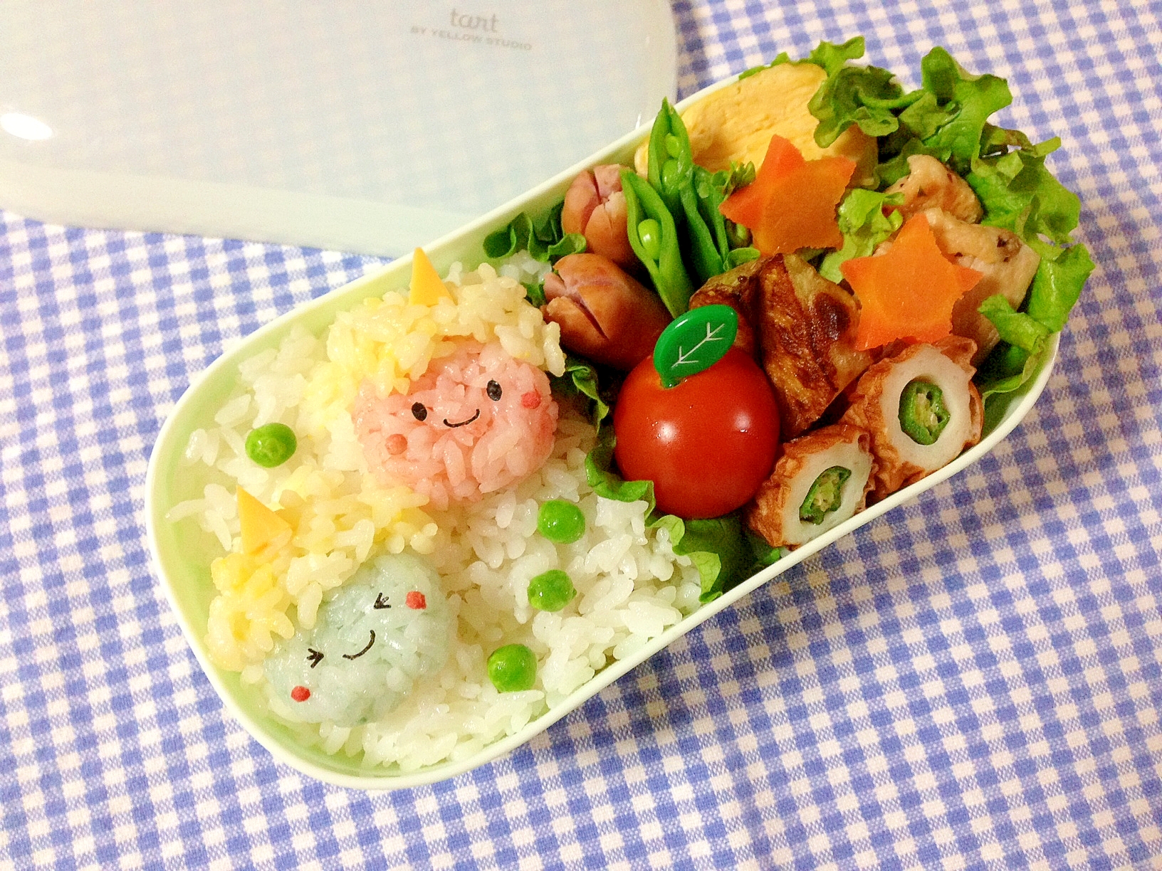 簡単キャラ弁 節分に 赤オニ 青オニのお弁当 レシピ 作り方 By Cherry05 楽天レシピ