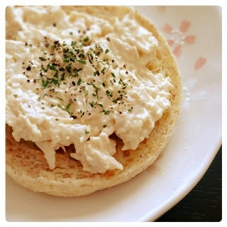 鶏ささみ＆マヨ♪イングリッシュマフィン