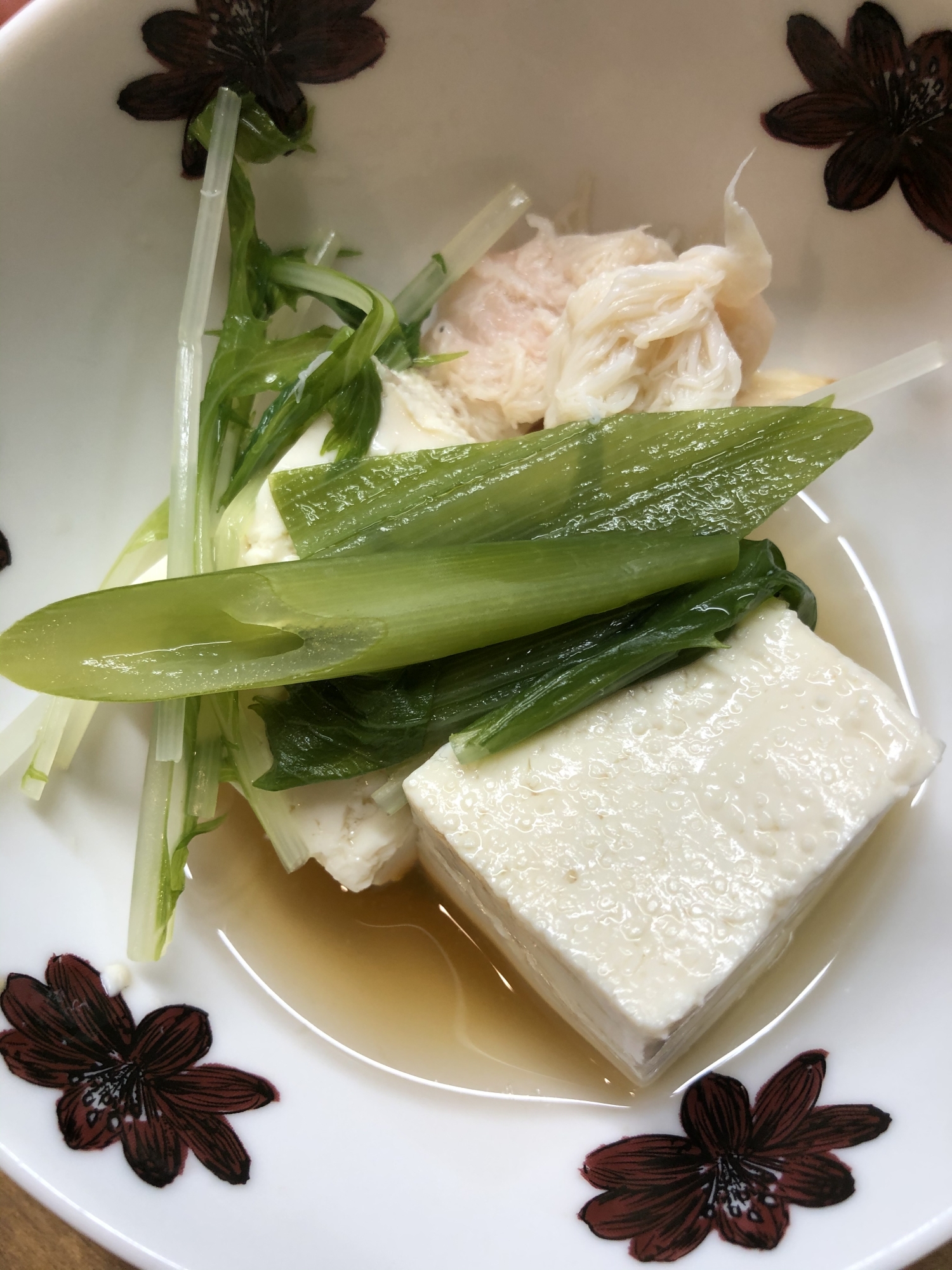 さっぱり湯豆腐