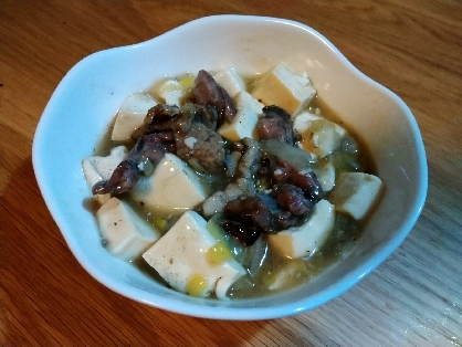 柚子胡椒の香り漂う！炭火焼鶏の麻婆豆腐