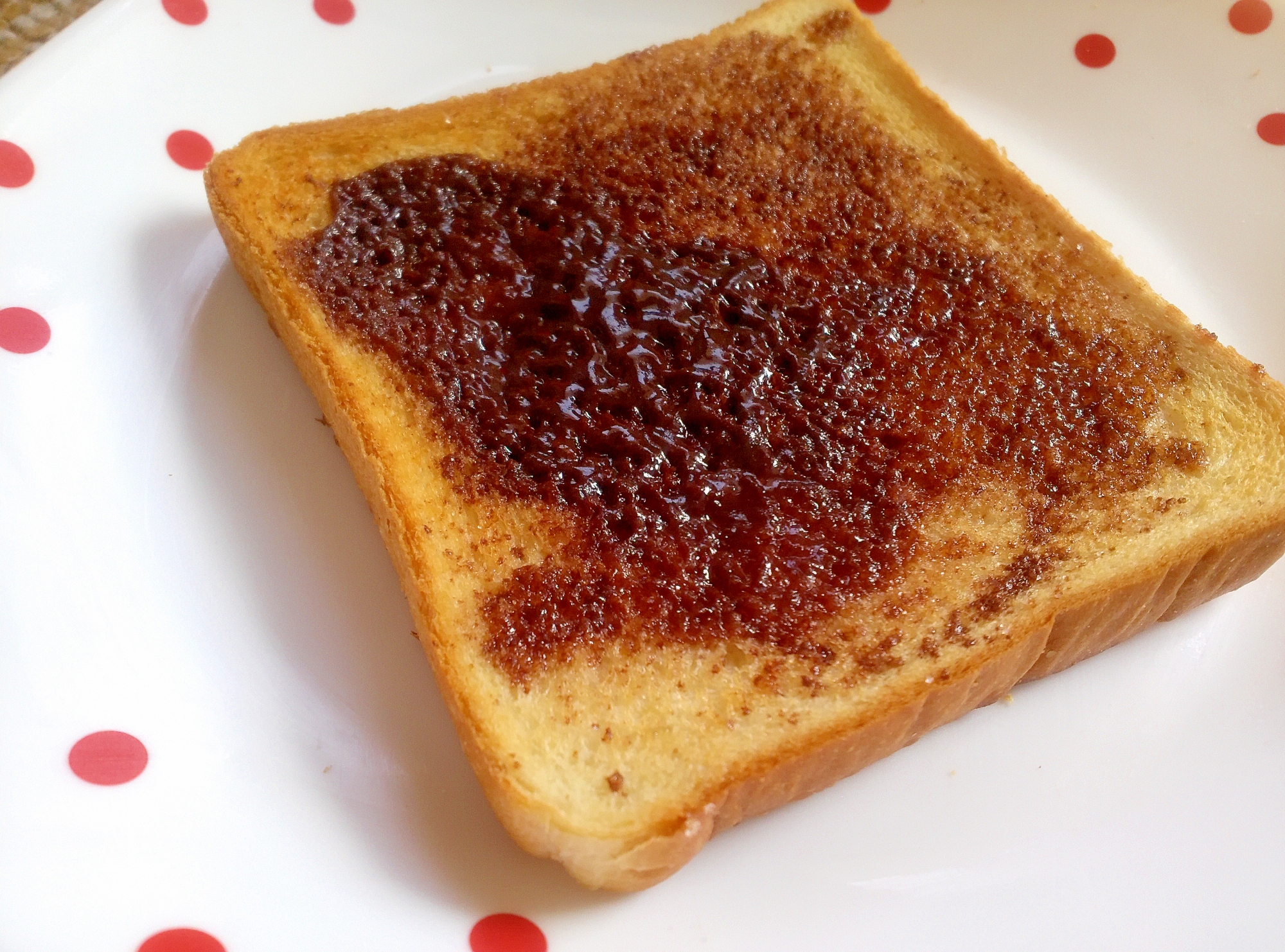 ミロを使って焼きチョコ風!シュガートースト!