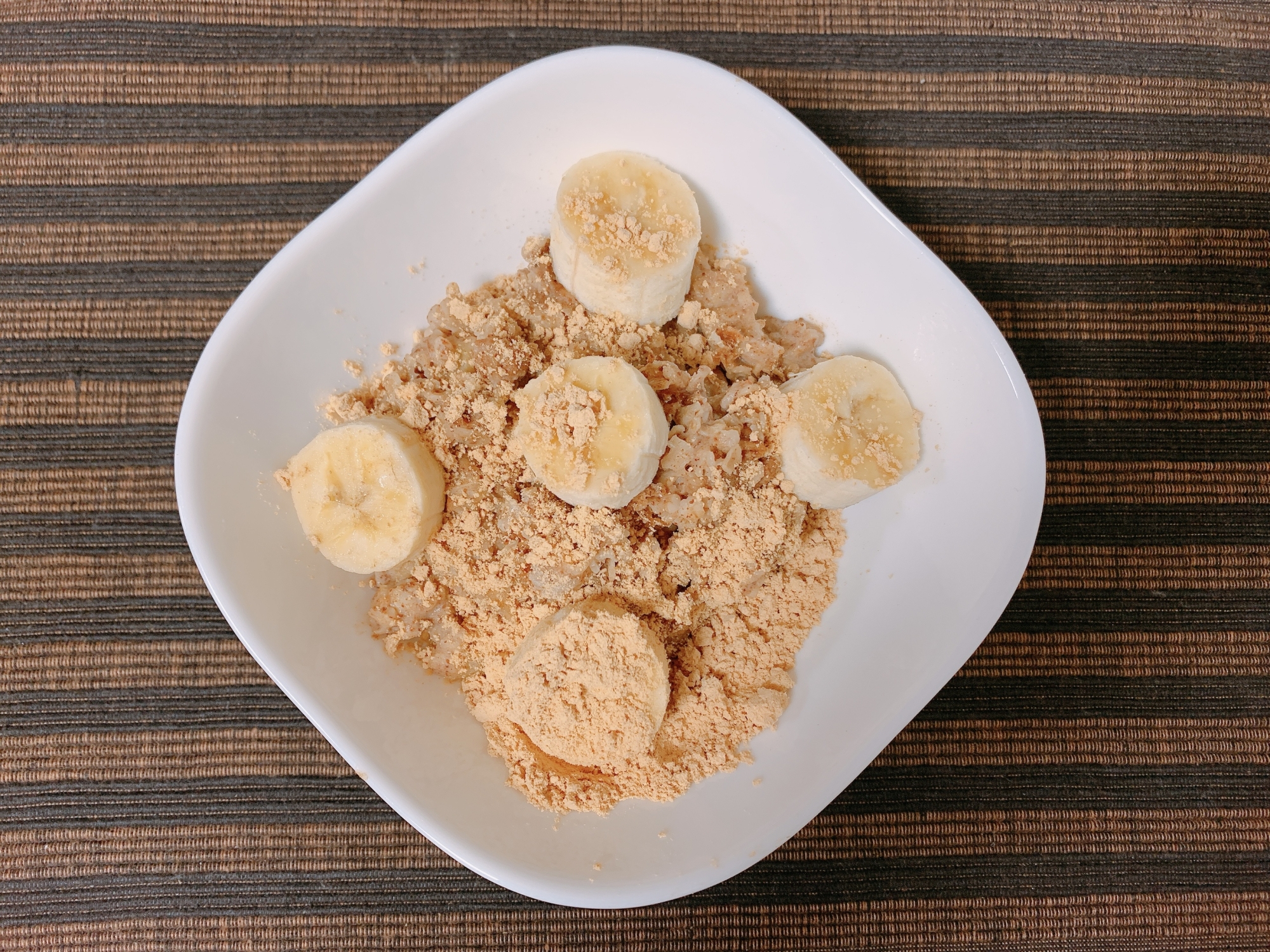 【オートミール☘️食物繊維】バナナのシナモン煮込み