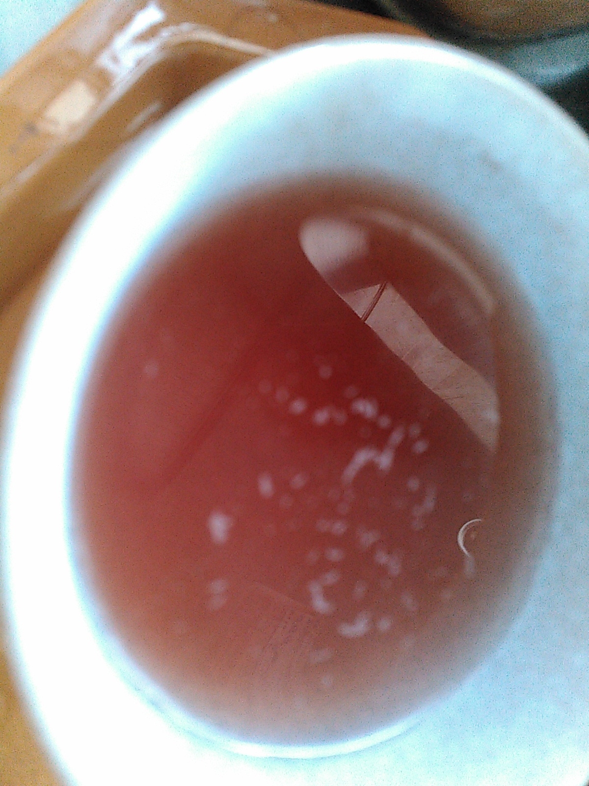 いちごジャムのホットドリンク