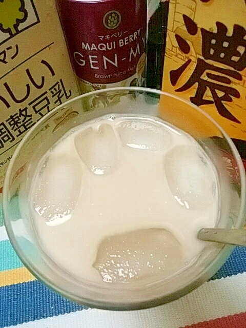 アイス☆マキベリーライス＆ソイカフェオレ♪