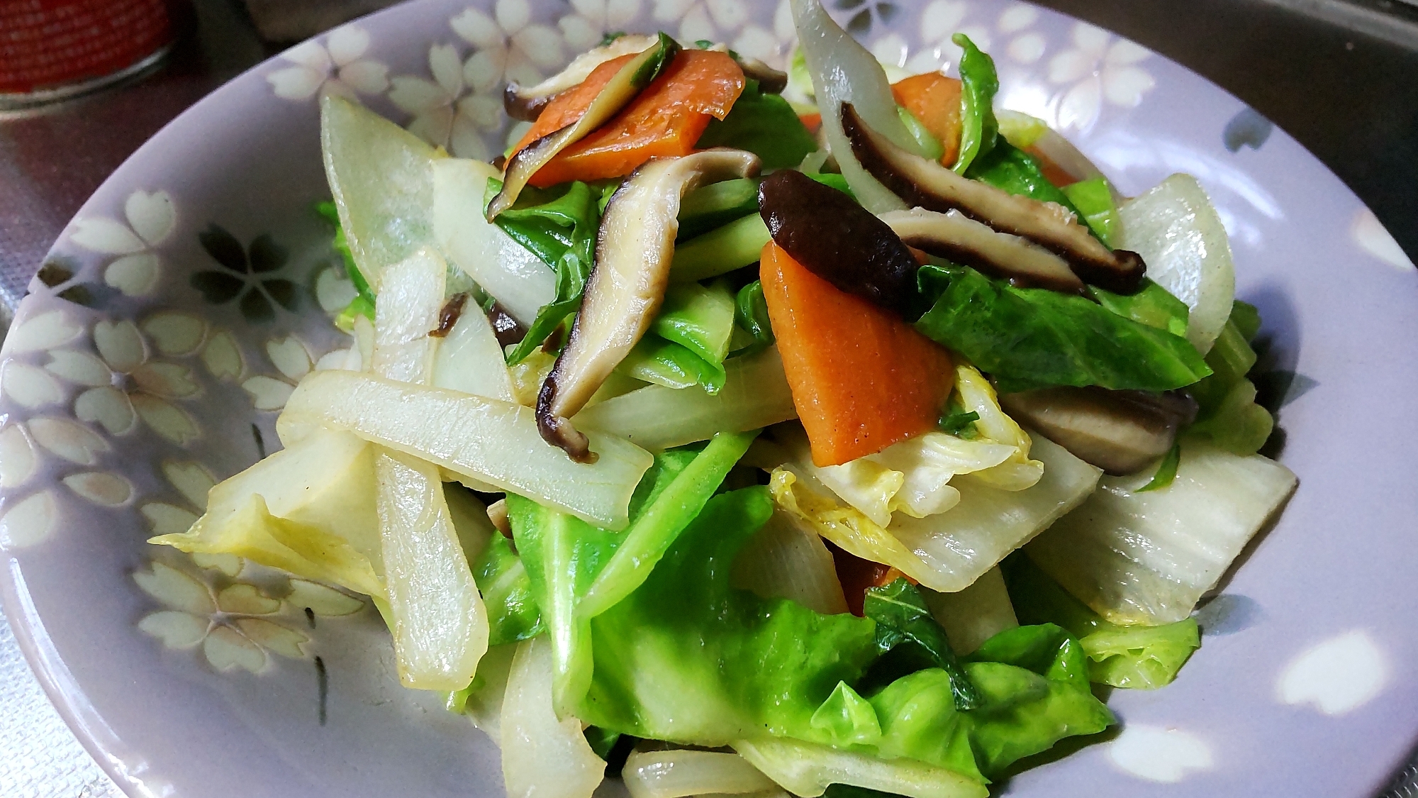 椎茸野菜炒め