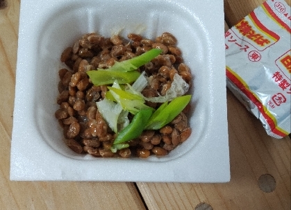 簡単！！✨マルちゃん焼きそばの粉末ソース味 納豆✨