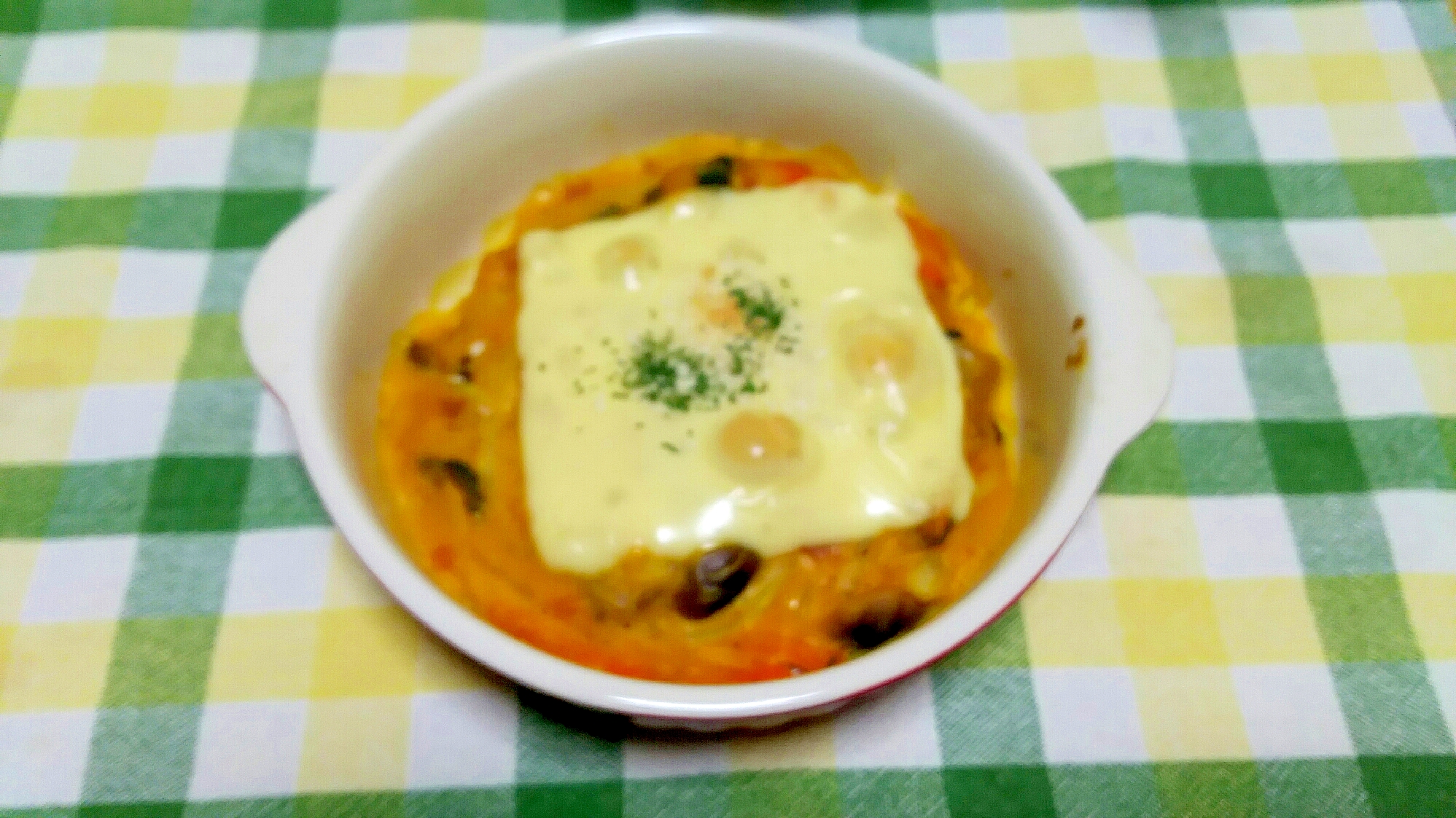生クリーム不使用！冷凍カボチャの簡単グラタン