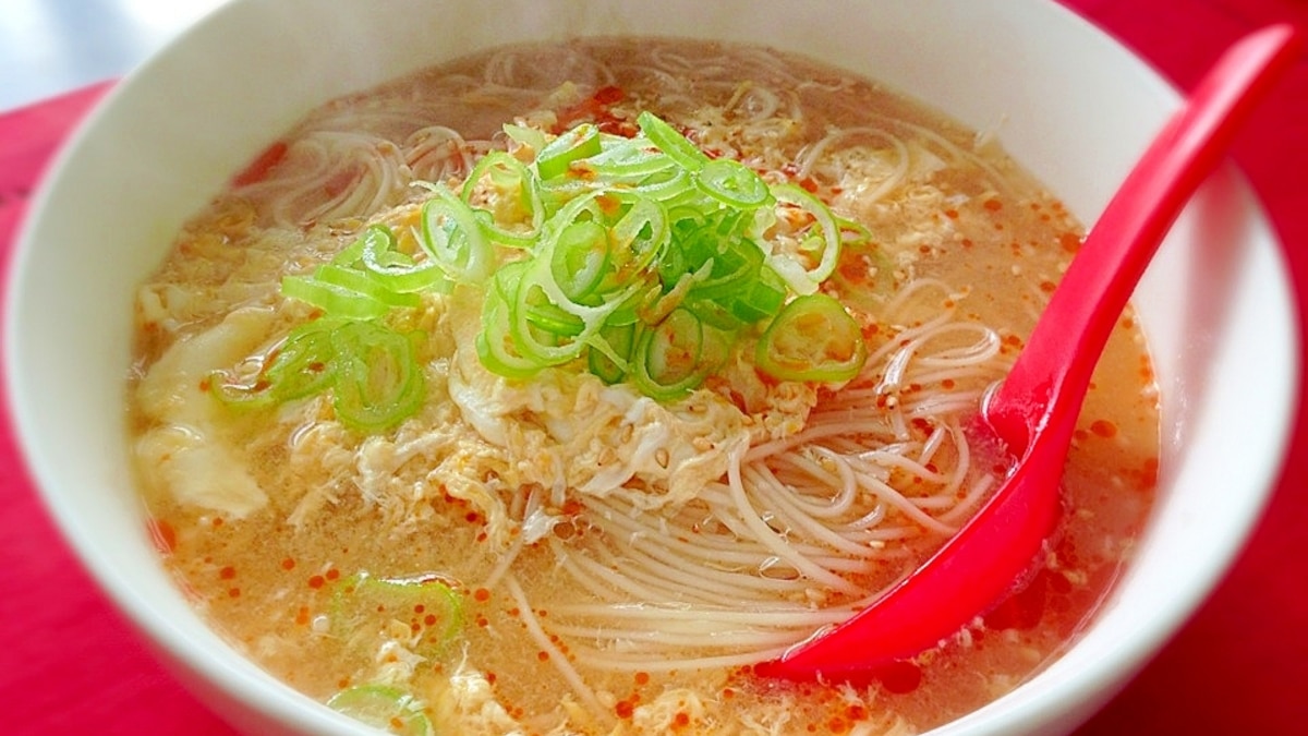 風邪ひきさんにも 中華風にゅうめん レシピ 作り方 By Mautarou 楽天レシピ 風邪ひきさんにも 中華風にゅうめん レシピ 作り方 By Mautarou 楽天レシピ