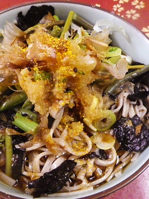 山菜おろしぶっかけ蕎麦