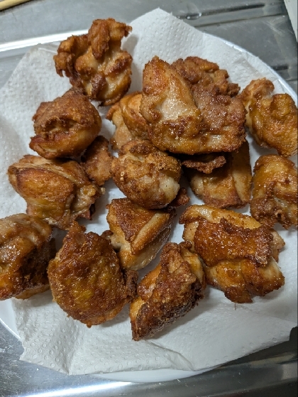 節約＆かさ増し♪豚こまと玉ねぎでふわふわから揚げ