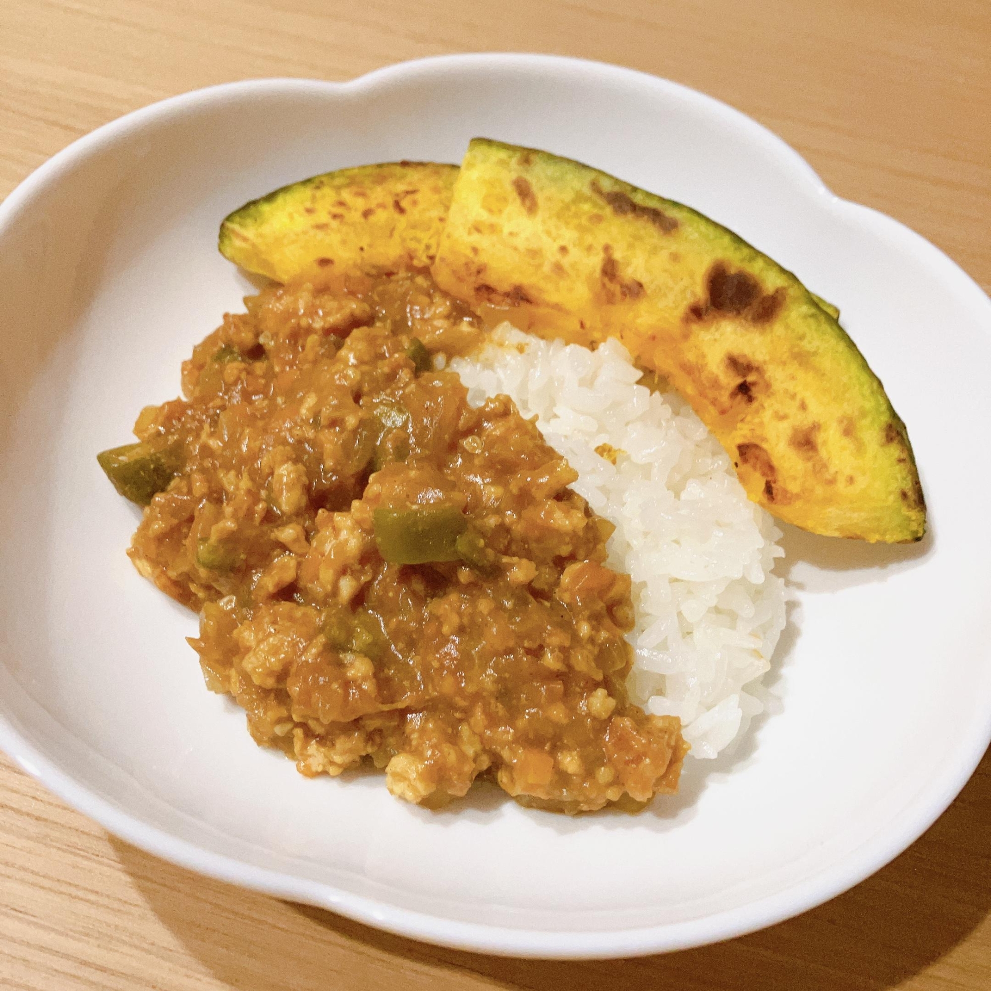 夏野菜キーマカレー