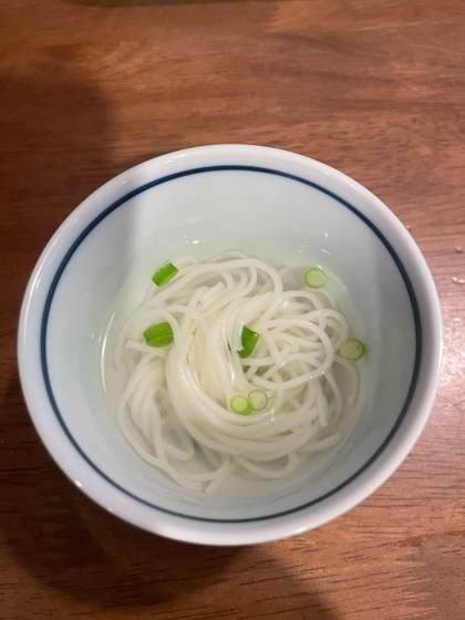 インスタント並みの手軽さ、ラーメン風にゅうめん