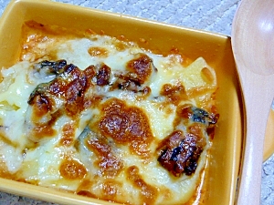 さんまの蒲焼とじゃがいものチーズ焼き レシピ 作り方 By みみこちやん 楽天レシピ