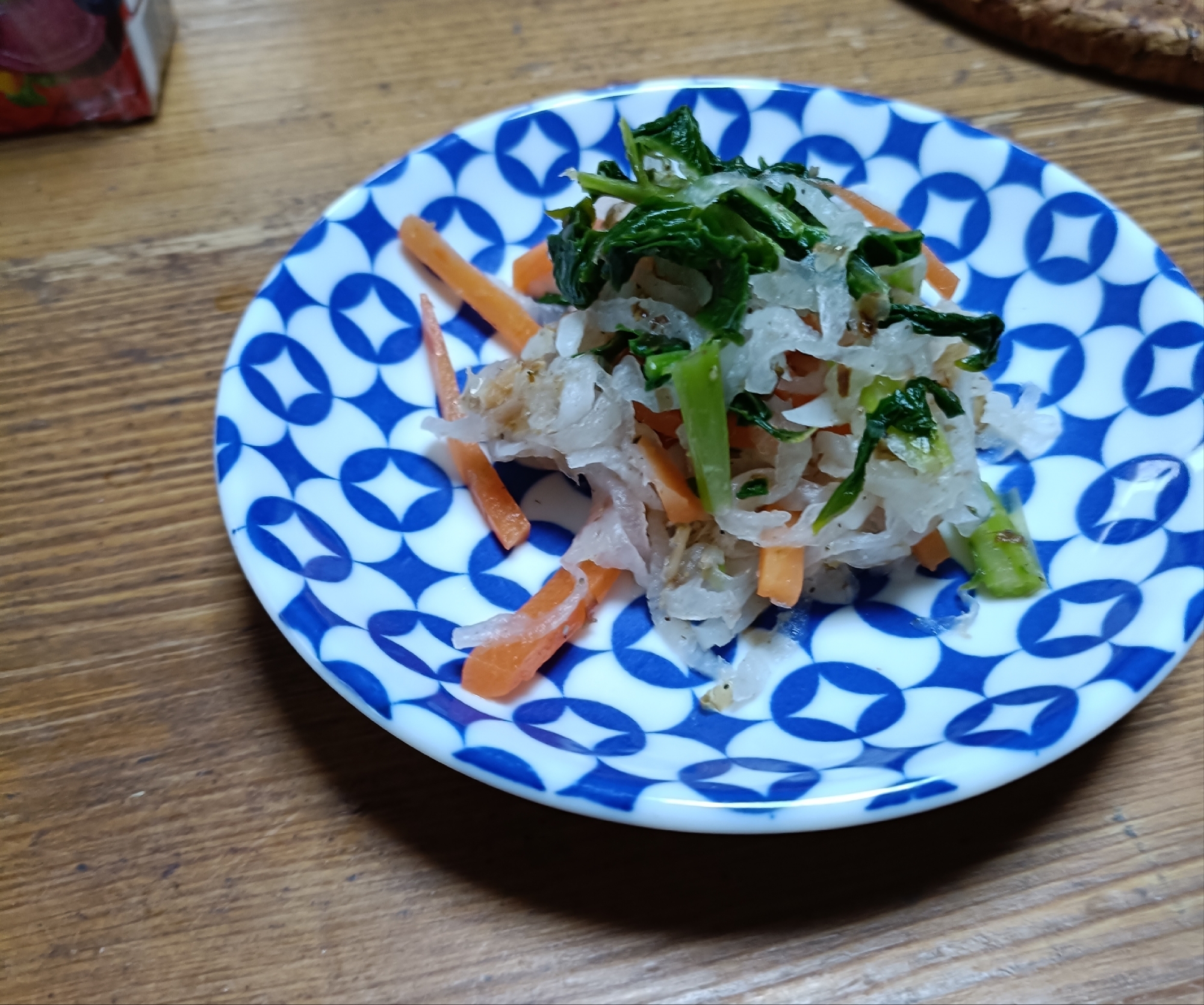 葉野菜の簡単和え物