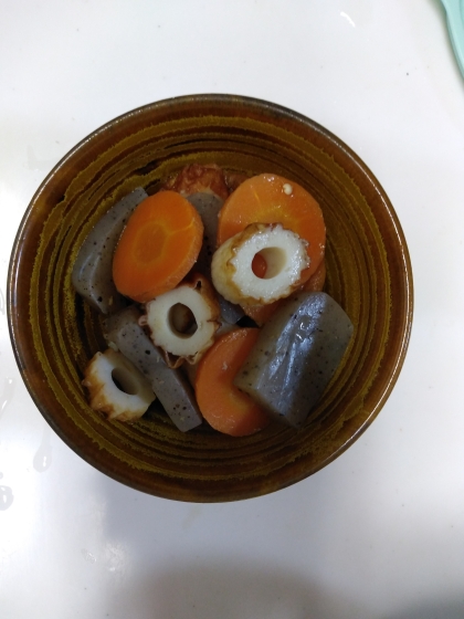 こんにゃくとちくわの煮物